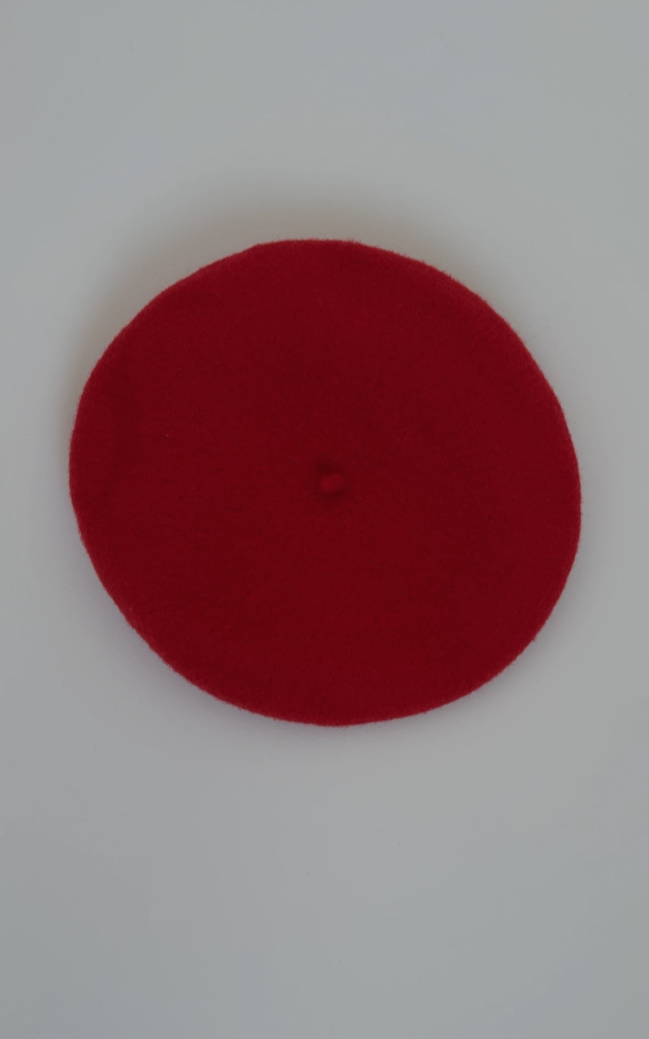 Vintage Fraise Wool French Beret