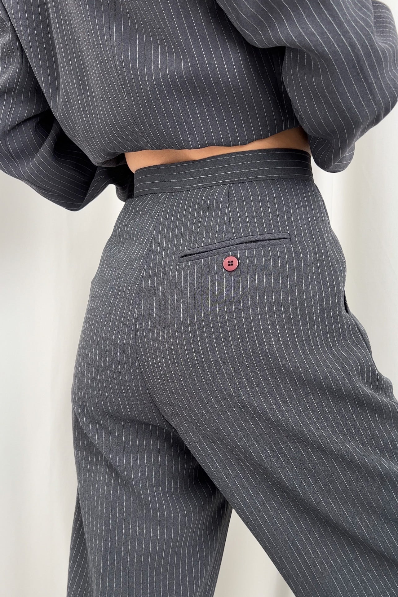 Vintage 90s Marsouin Pinstripe Pantsuit