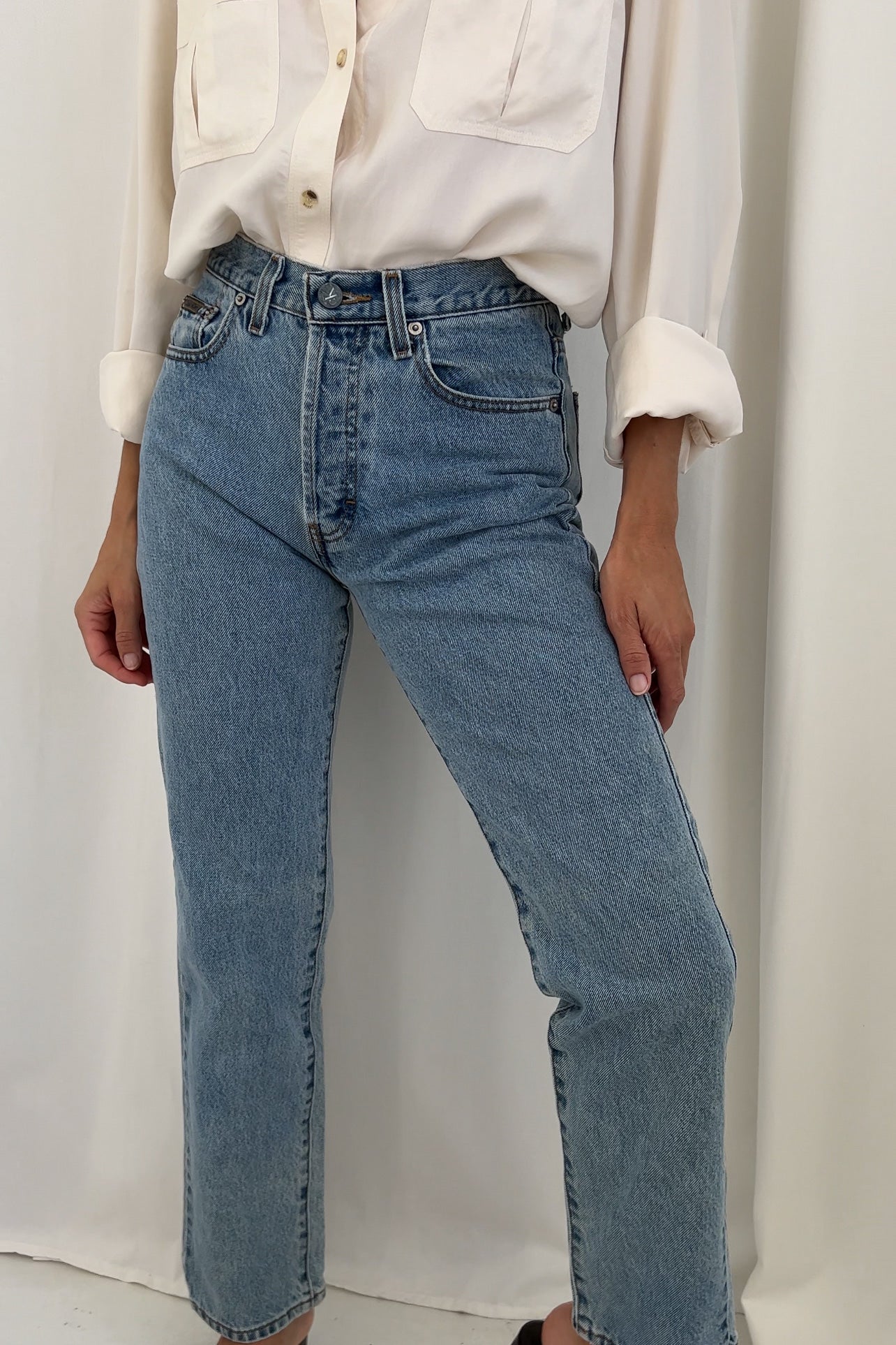 Vintage 90s Light Wash Calvin Klein Denim Jeans