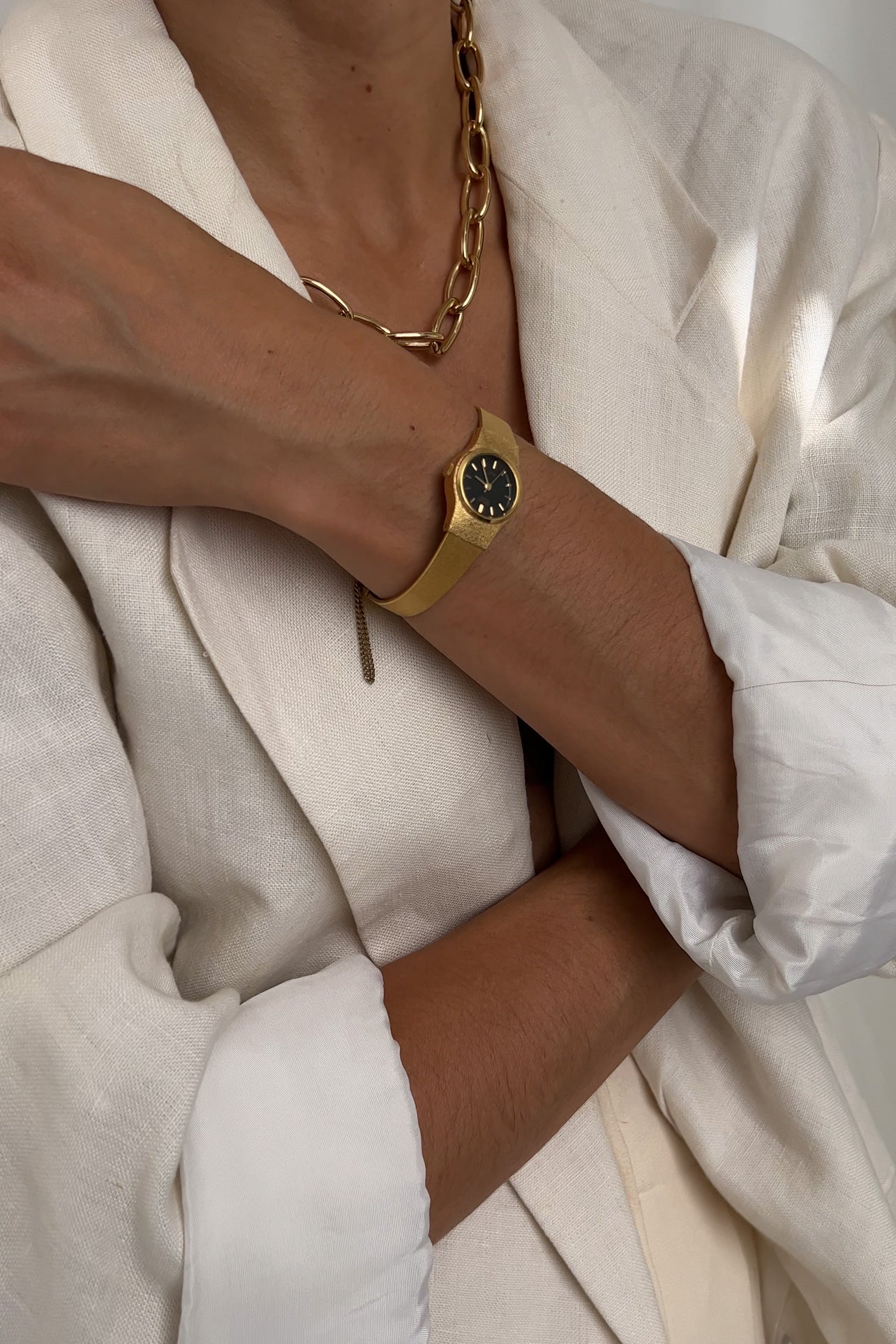 Vintage Gold Tone Seiko Quartz Watch