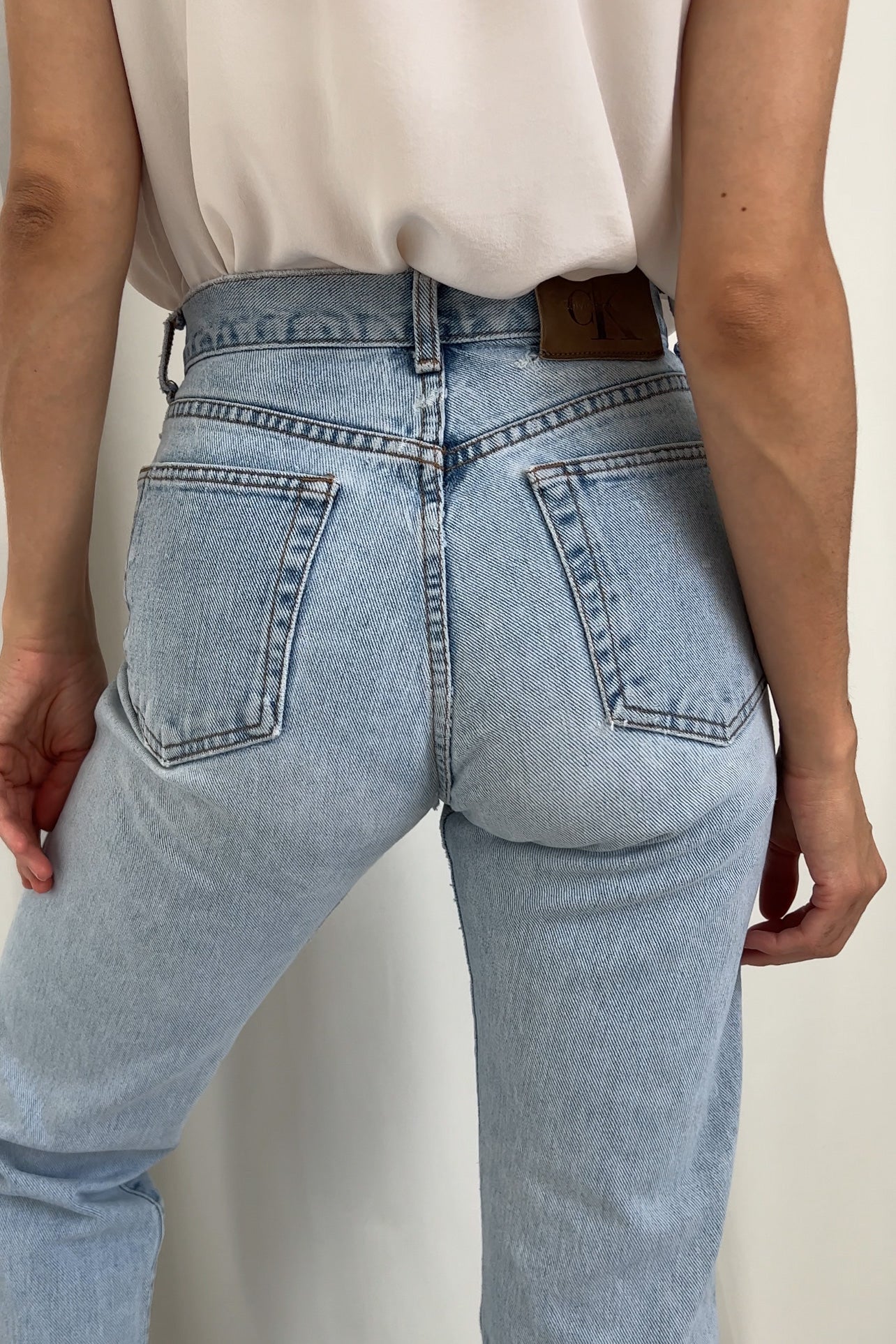 Vintage 90s Light Wash CK Denim Everyday Jeans
