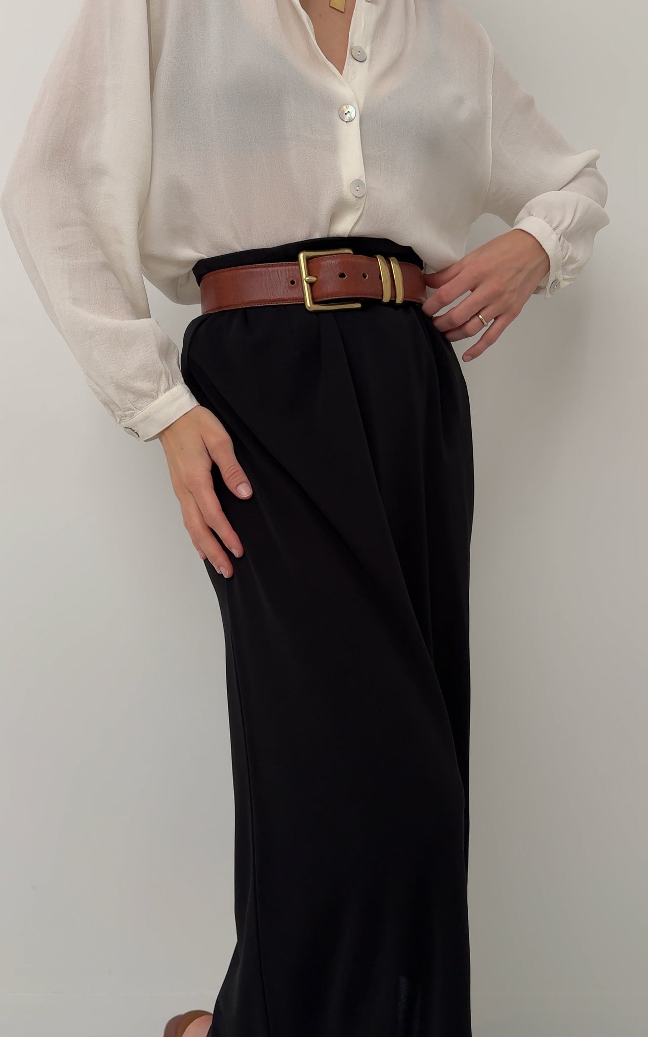 Vintage Corbeau Easy Maxi Skirt