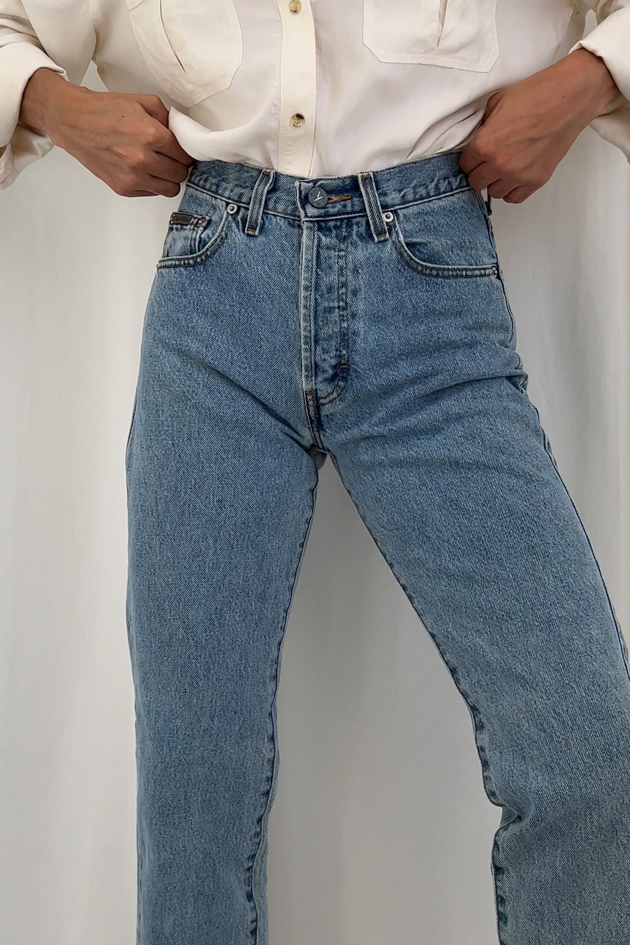 Vintage 90s Light Wash Calvin Klein Denim Jeans