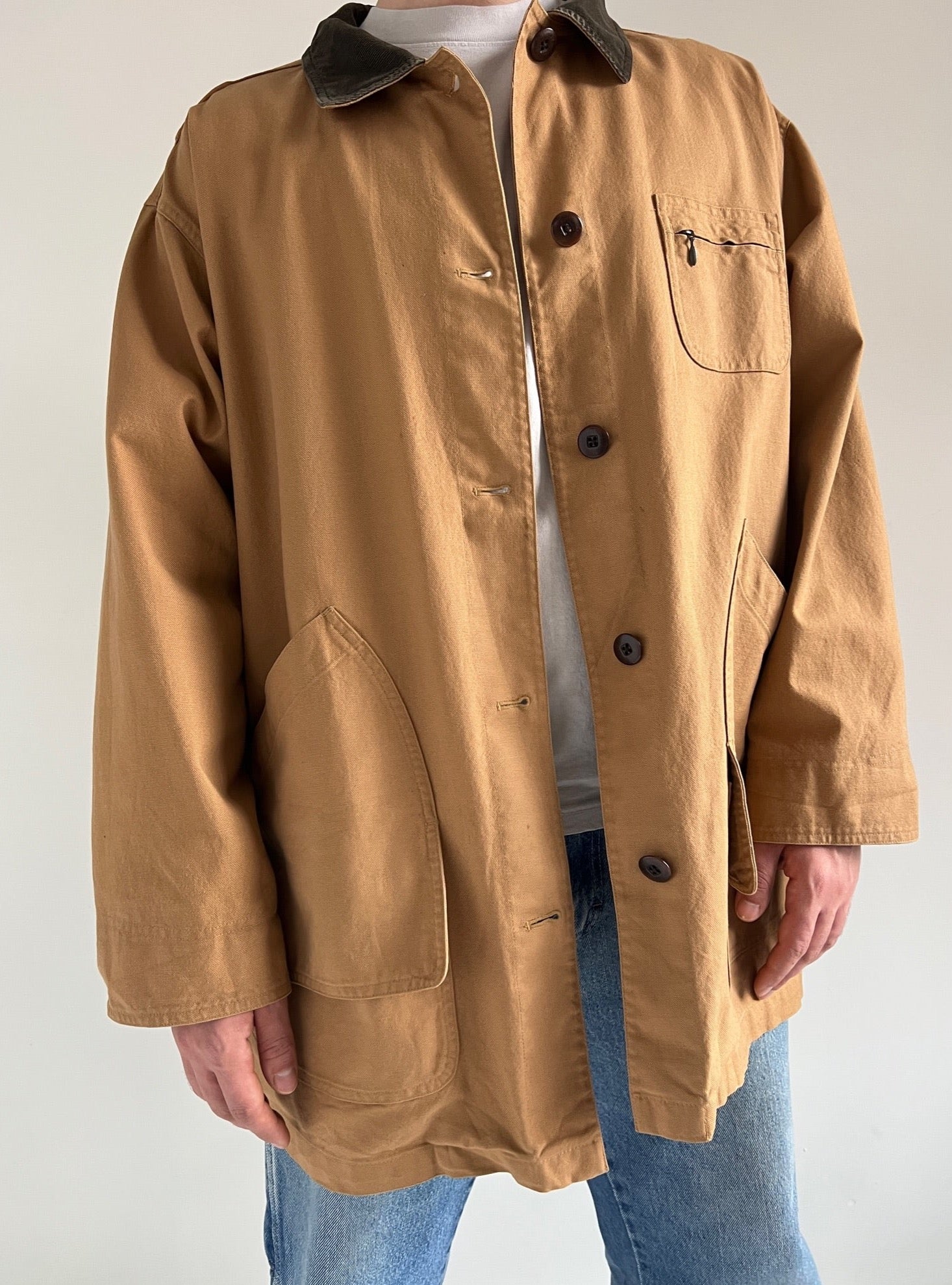Vintage Unisex Sahara Cotton Chore Jacket