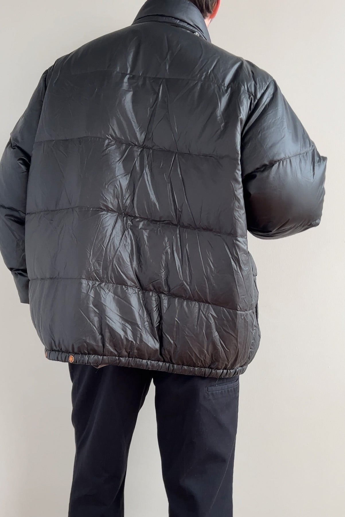 Vintage Carbon Ralph Lauren Puffer Down Winter Jacket